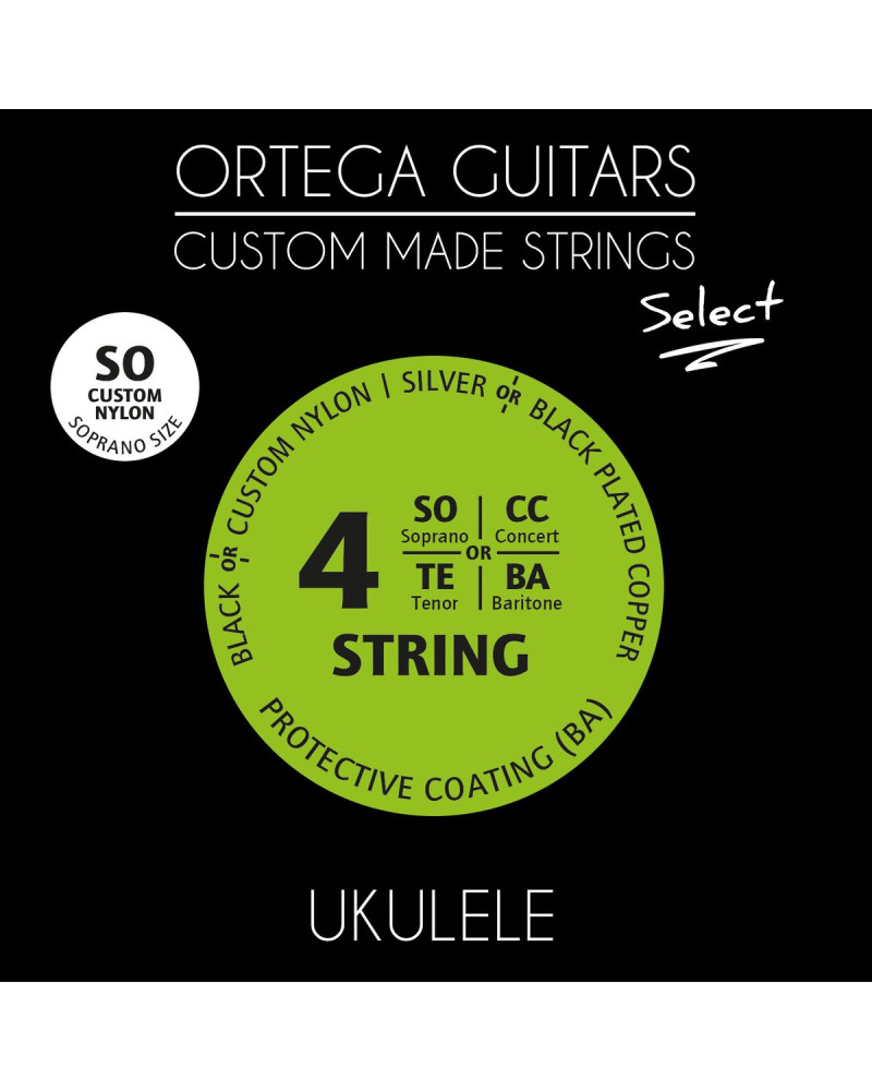 Ortega UKS-SO Custom Made Strings Select String Set - Ukulele 4 String