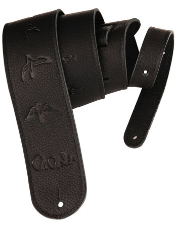 PRS Leather Strap Black Birds