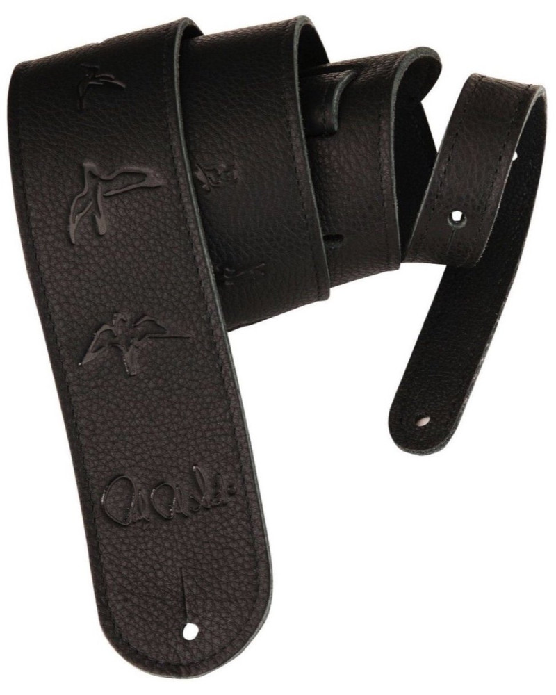 PRS Leather Strap Black Birds