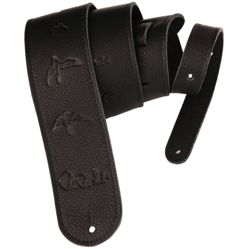 PRS Leather Strap Black Birds