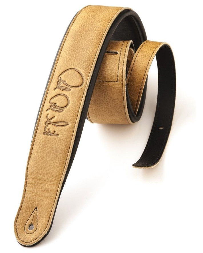 PRS Padded Leather Strap Sandstone