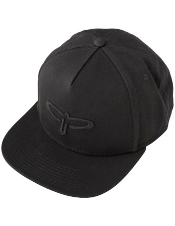 PRS Baseball Hat Flat Bill Black Bird Logo