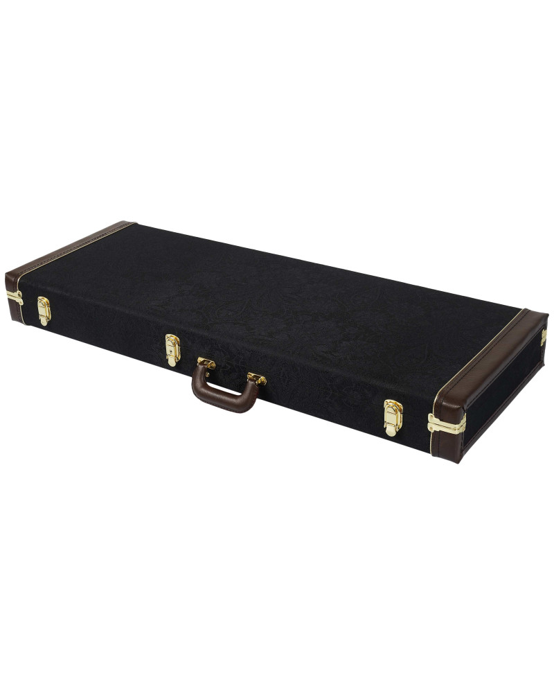PRS Multi-Fit Hard Case, Black Paisley, Blue Interior