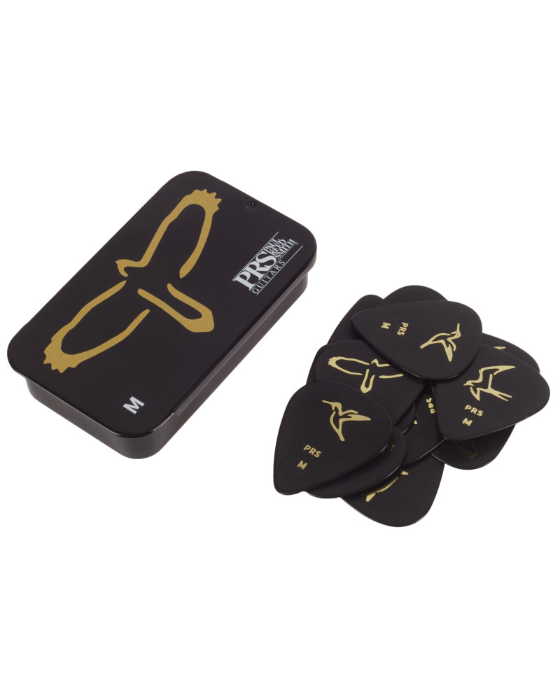 PRS Gold Birds Assorted Picks Tin (Medium)