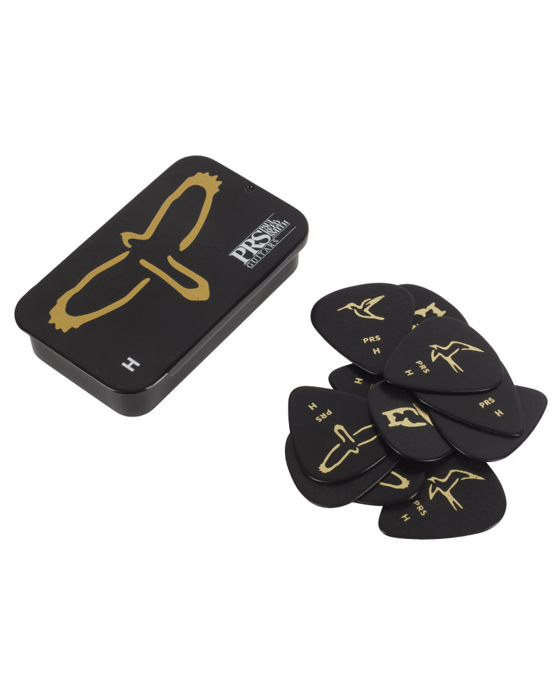 PRS Gold Birds Assorted Picks Tin (Heavy)