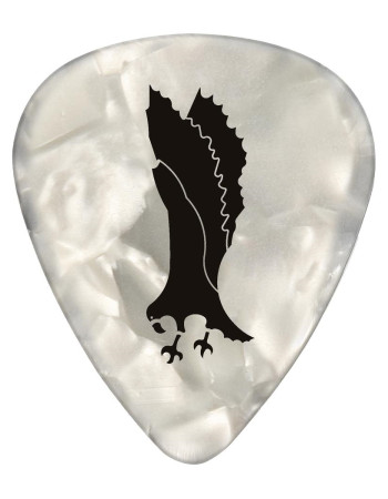 PRS Celluloid Picks, White Pearloid Medium