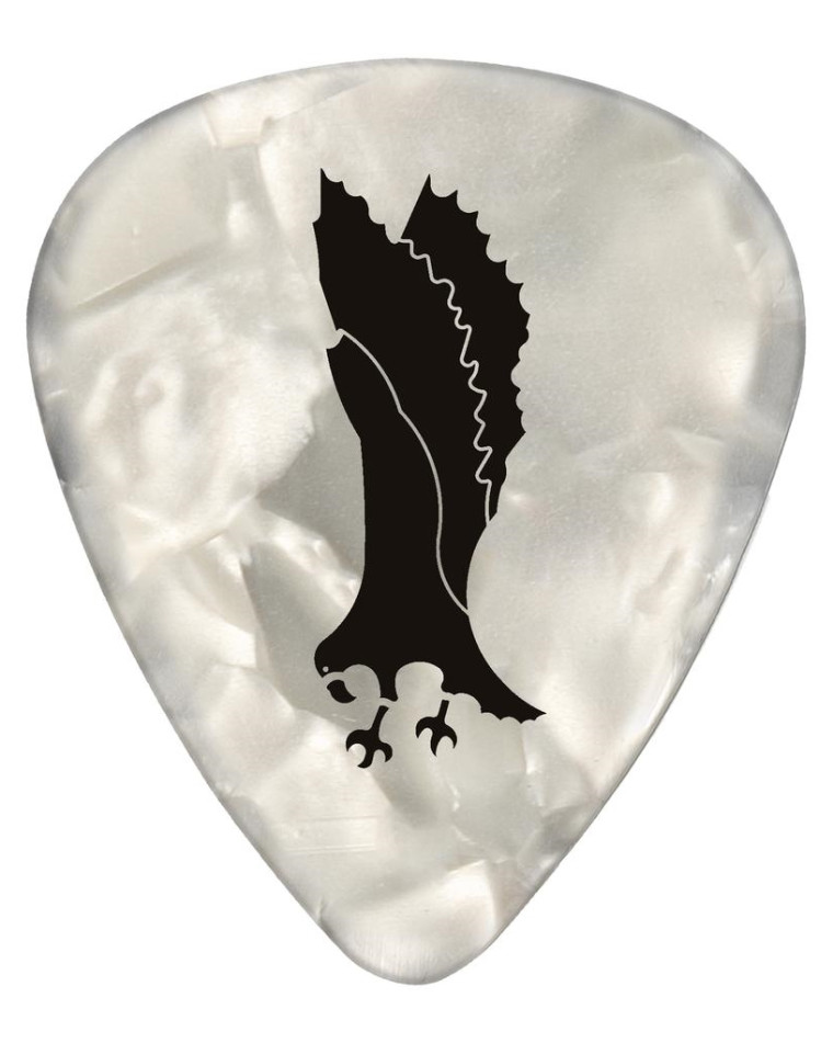 PRS Celluloid Picks, White Pearloid Medium