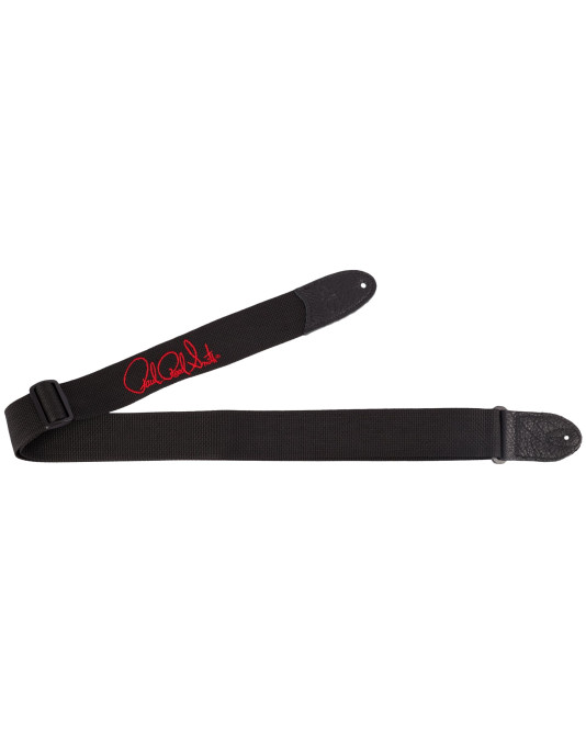 PRS Poly Strap, Signature Red/Black