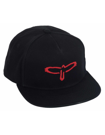 PRS Baseball Hat Flat Bill Red Bird Logo