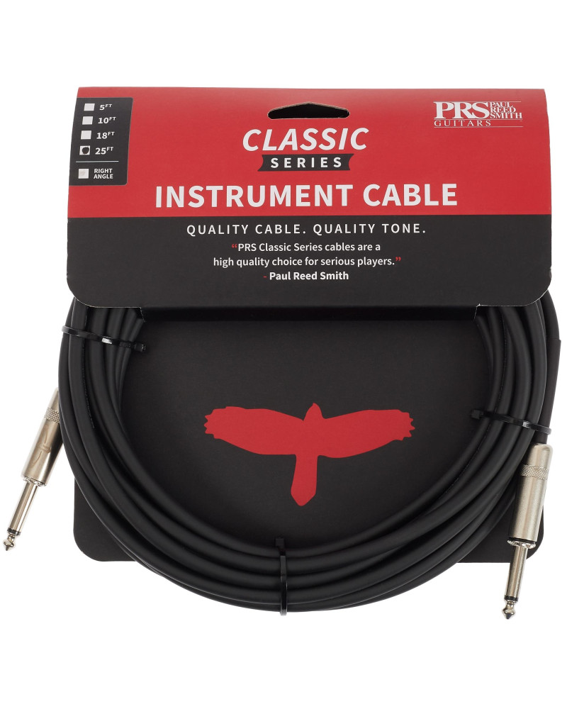 PRS Classic Instrument Cable 25' Straight