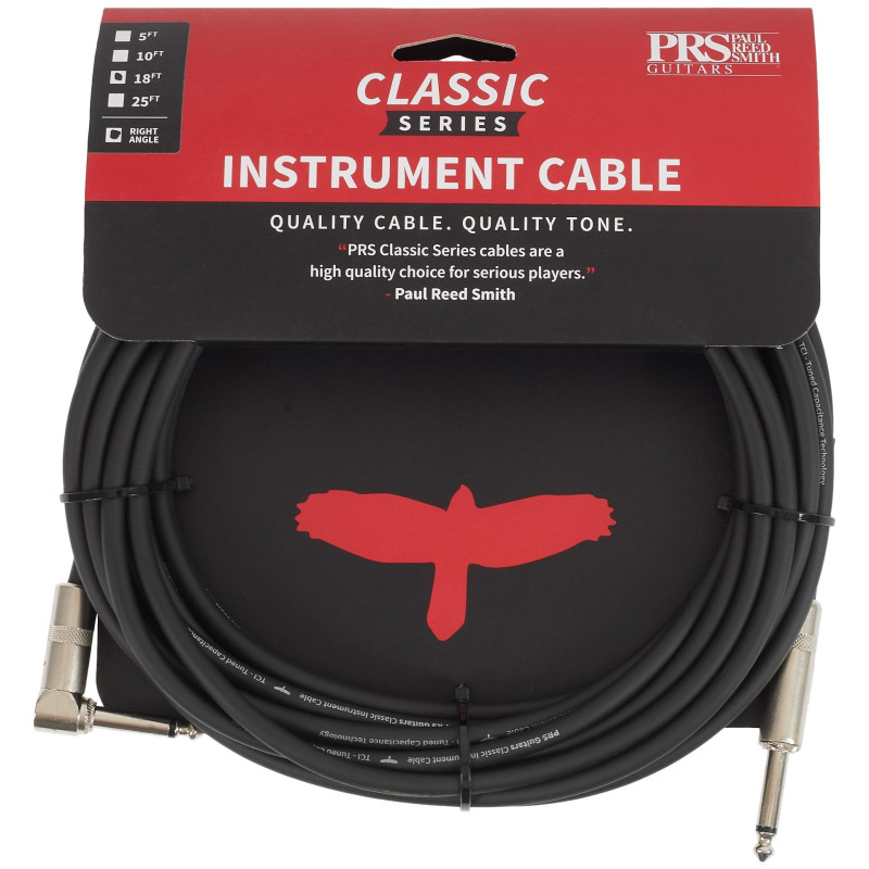 PRS Classic Instrument Cable 18' Angled