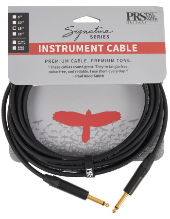 PRS Signature Instrument Cable 18' Straight