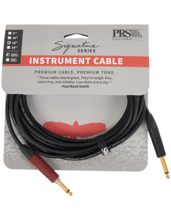 PRS Signature Instrument Cable 18' Straight Silent-Plug