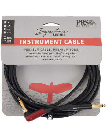 PRS Signature Instrument Cable 18' Angled Silent-Plug