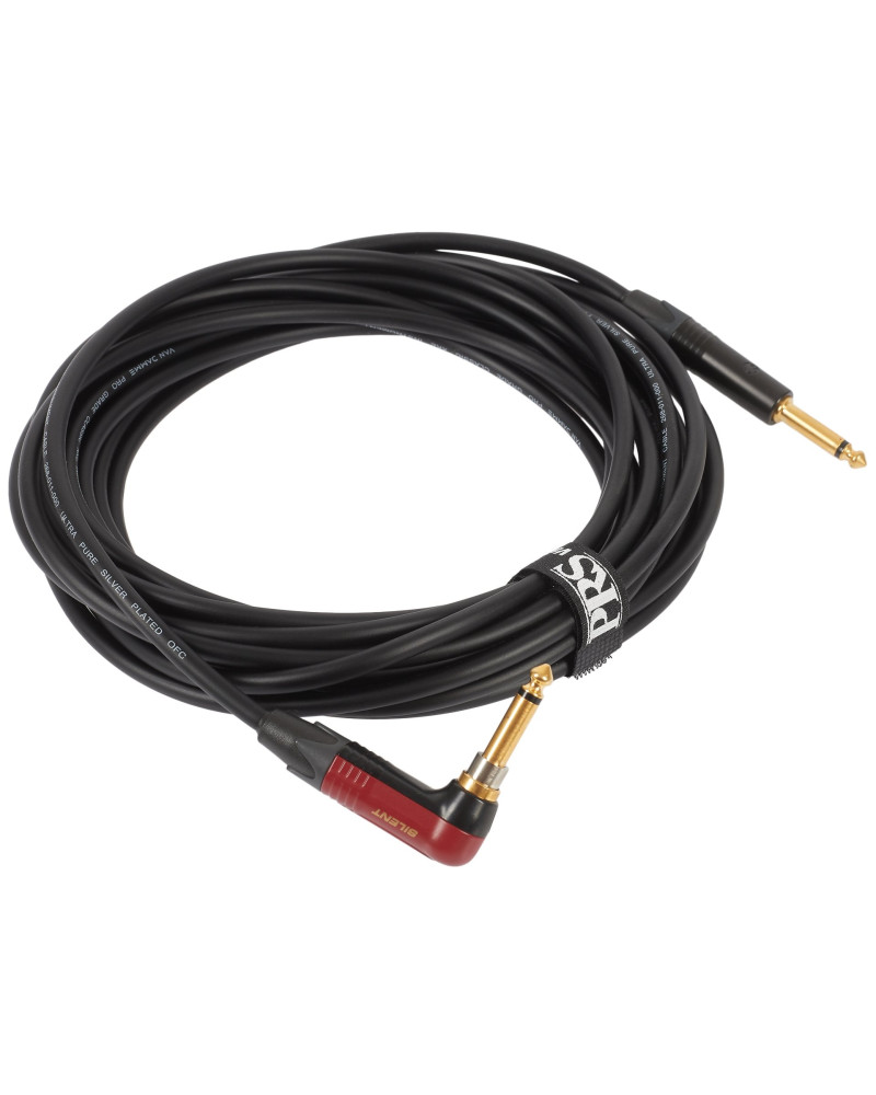 PRS Signature Instrument Cable 25' Angled Silent-Plug