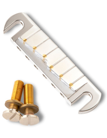 PRS Machined Stoptail Bridge, Unplated Polished Aluminum