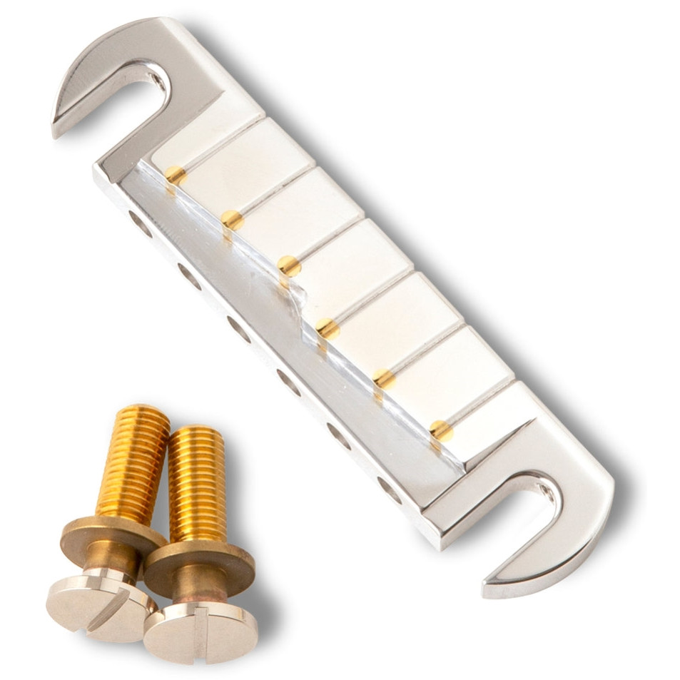 PRS Machined Stoptail Bridge, Unplated Polished Aluminum