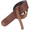 PRS Leather Birds Strap, Distressed Brown