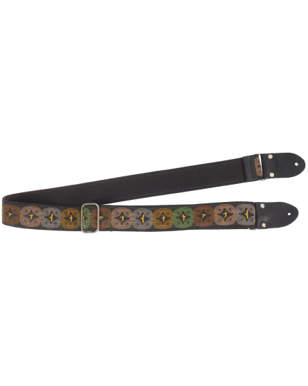 PRS 2” Deluxe Retro Strap, Orange Birds, Custom Jacquard
