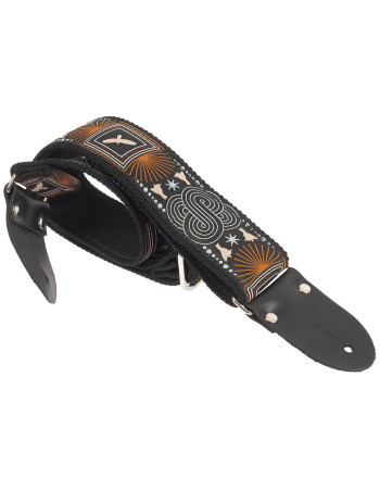 PRS 2” Deluxe Retro Strap, Beige Birds, Custom Jacquard