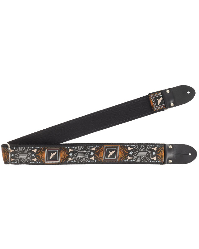 PRS 2” Deluxe Retro Strap, Beige Birds, Custom Jacquard