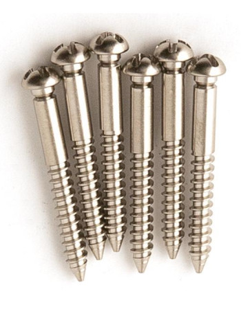 PRS Tremolo Bridge Knife Edge Screws (6), Nickel