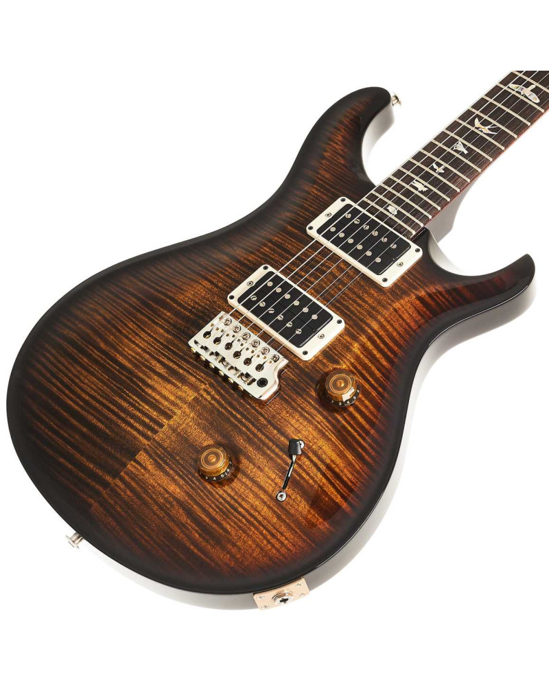 PRS Custom 24 Black Gold Wraparound Burst