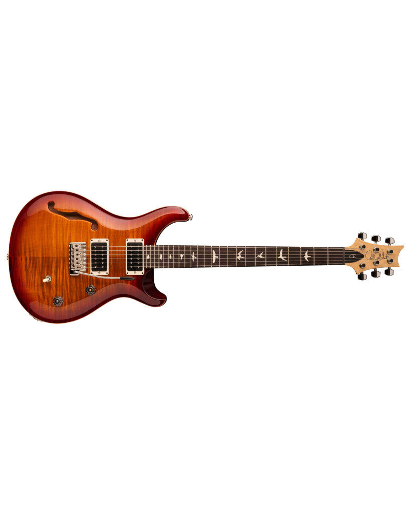 PRS CE 24 Semi-Hollow Dark Cherry Sunburst