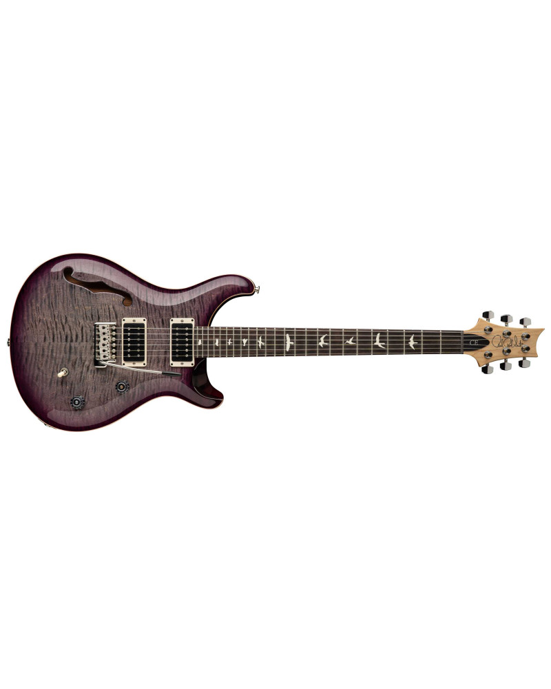PRS CE 24 Semi-Hollow Faded Gray Black Purple Burst