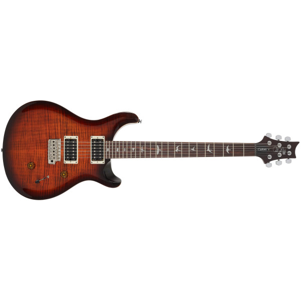 PRS SE Custom 24 Orange Tiger Smokeburst