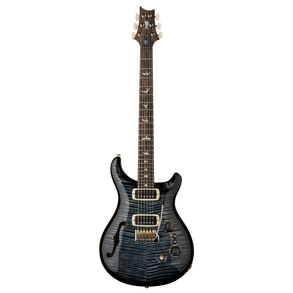 PRS 40th Anniversary Custom 24-08 Semi-Hollow Limited Edition Faded Whale Blue Smokeburst
