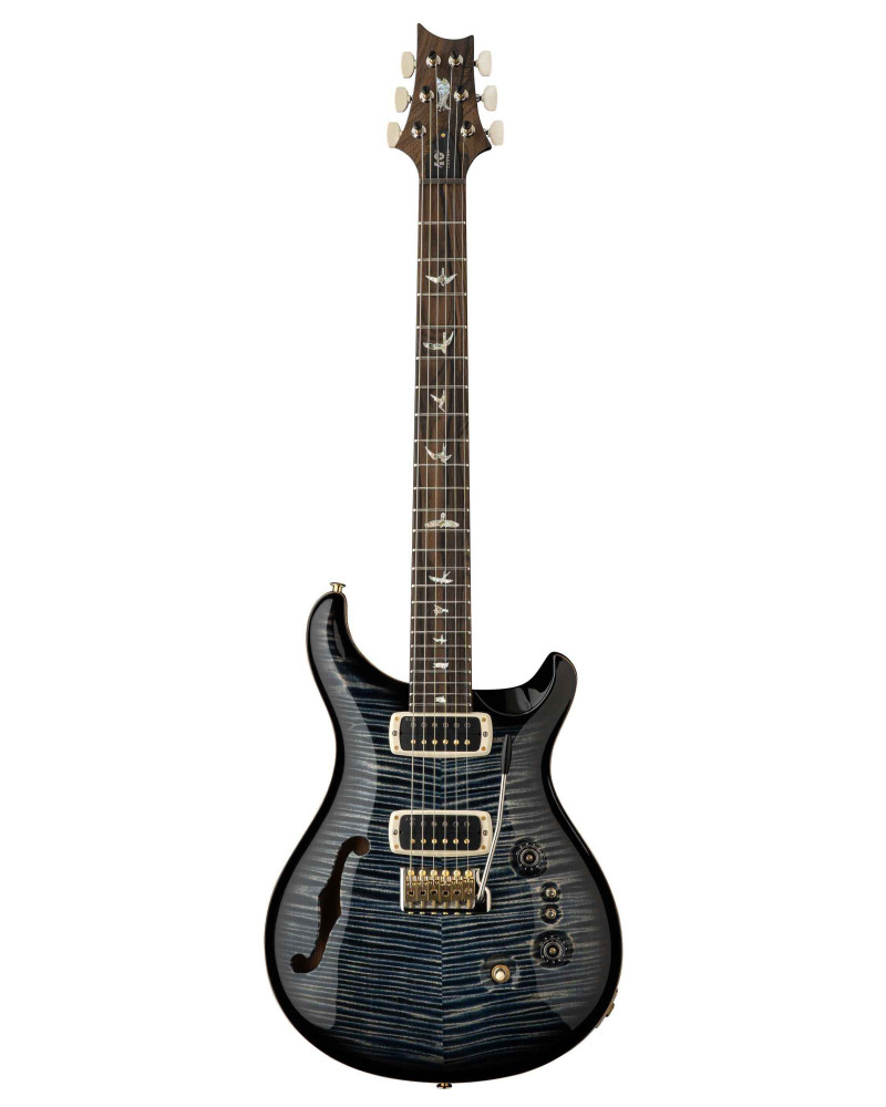 PRS 40th Anniversary Custom 24-08 Semi-Hollow Limited Edition Faded Whale Blue Smokeburst