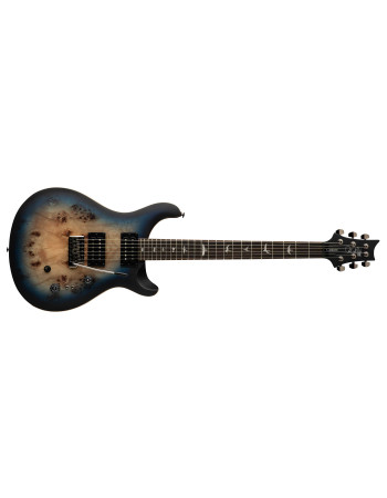 PRS SE Exotic Custom 24-08 Poplar Burl Lake Blue Midnight Burst