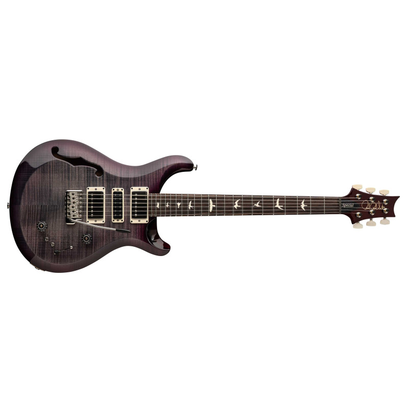 PRS S2 Special Semi-Hollow Faded Gray Black Purple Burst