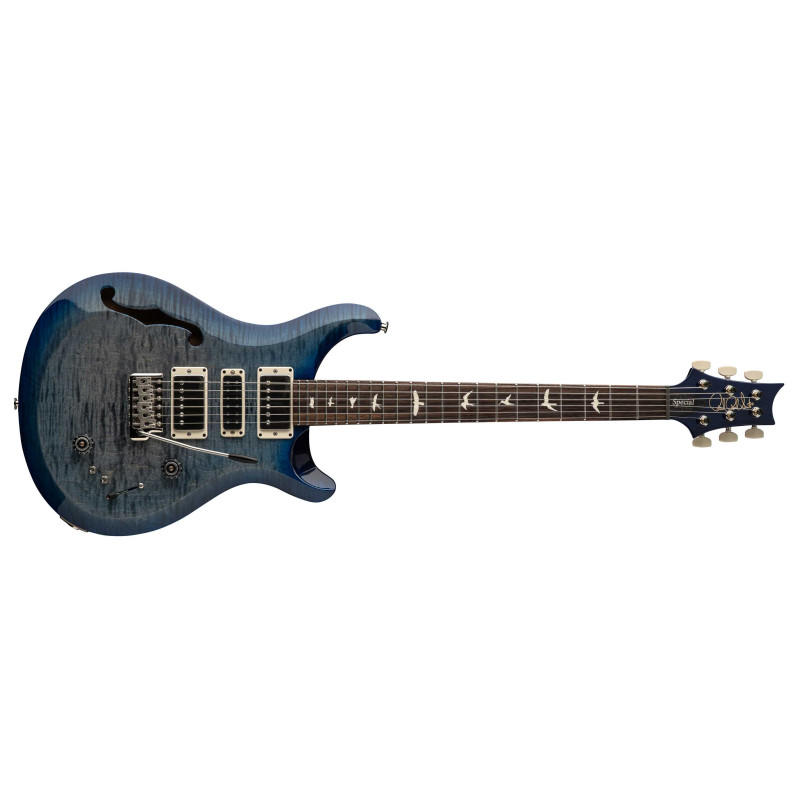 PRS S2 Special Semi-Hollow Faded Gray Black Blue Burst