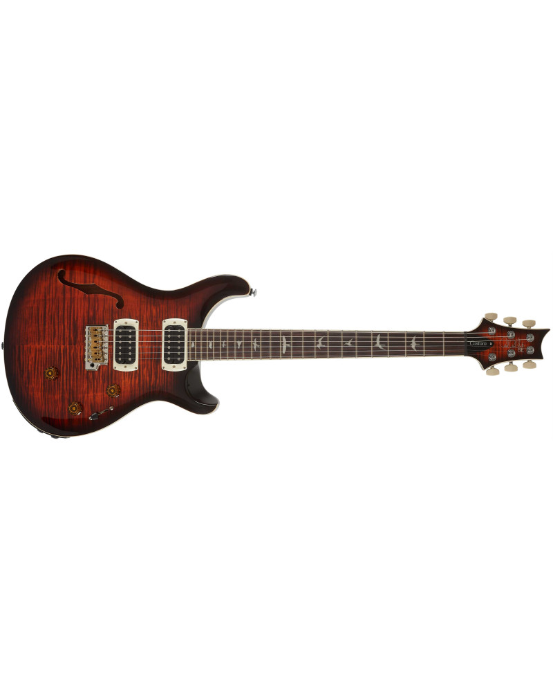 PRS SE Custom 24 Semi-Hollow Piezo Orange Tiger Smokeburst 2026