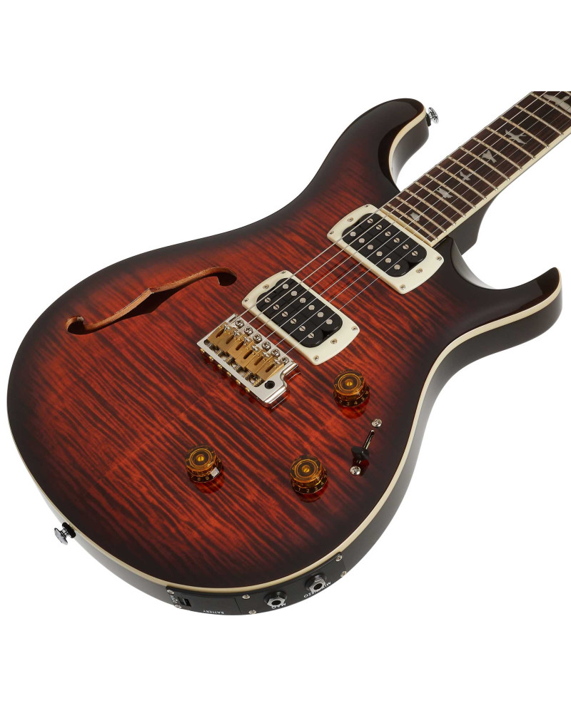 PRS SE Custom 24 Semi-Hollow Piezo Orange Tiger Smokeburst 2026