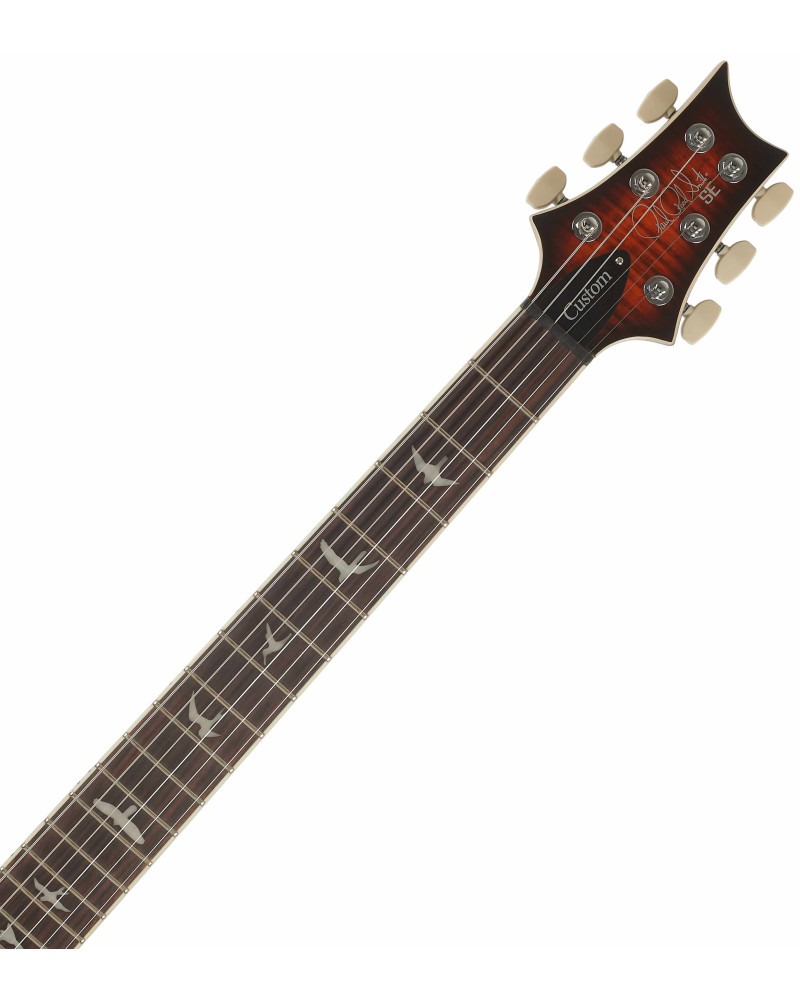 PRS SE Custom 24 Semi-Hollow Piezo Orange Tiger Smokeburst 2026