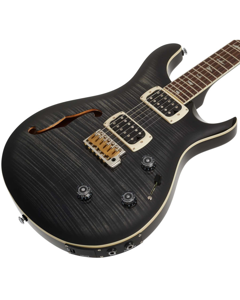 PRS SE Custom 24 Semi-Hollow Piezo Charcoal Burst 2026