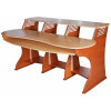 Razzor Cases Studio furniture - Studio table - 3 worktops, 3x 4U + 3x 10U
