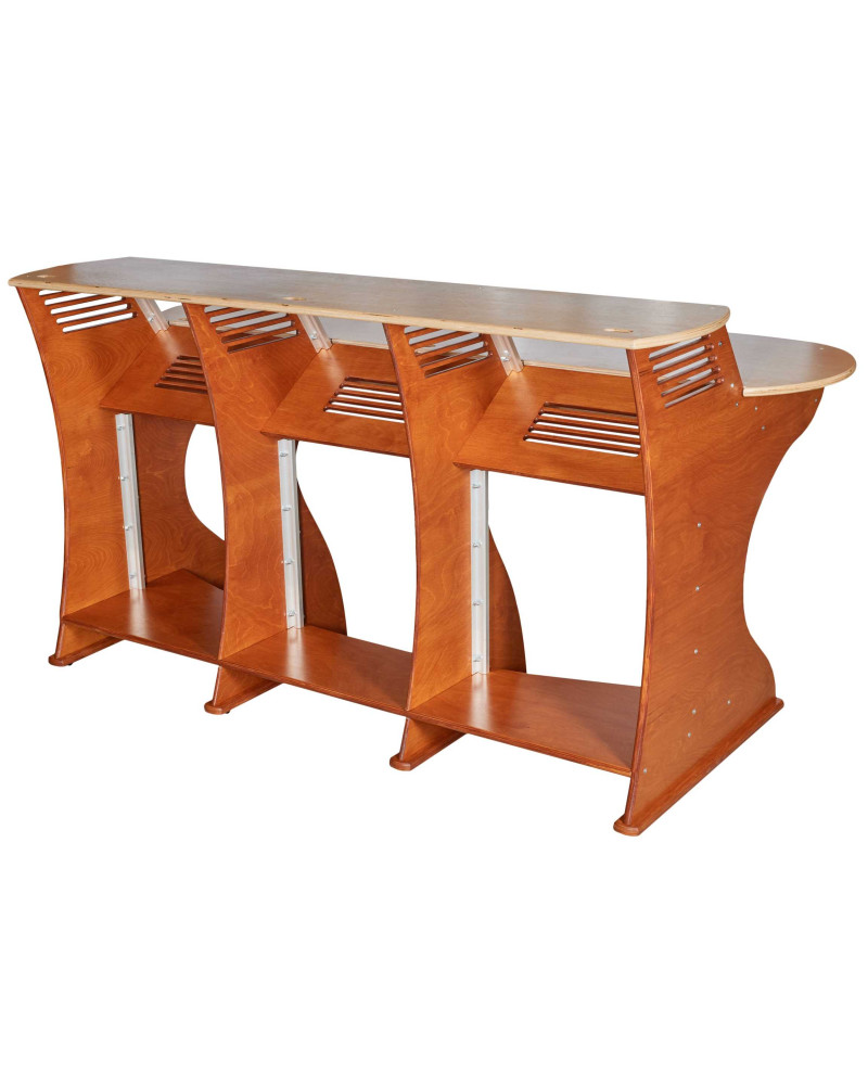 Razzor Cases Studio furniture - Studio table - 3 worktops, 3x 4U + 3x 10U