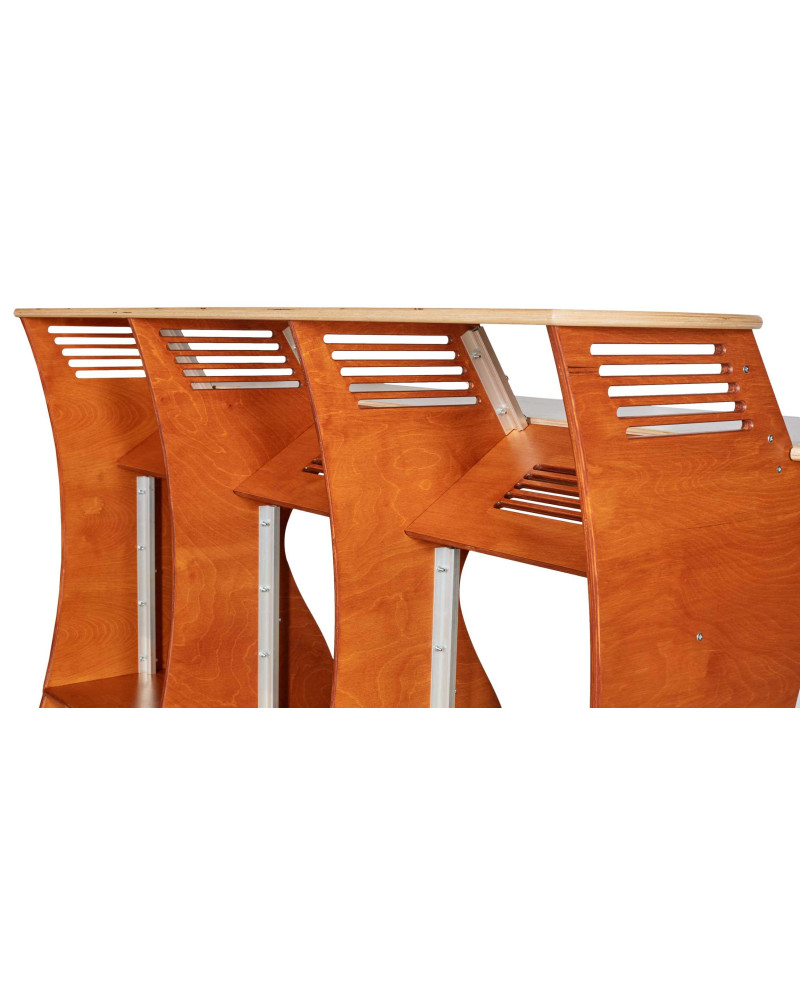 Razzor Cases Studio furniture - Studio table - 3 worktops, 3x 4U + 3x 10U