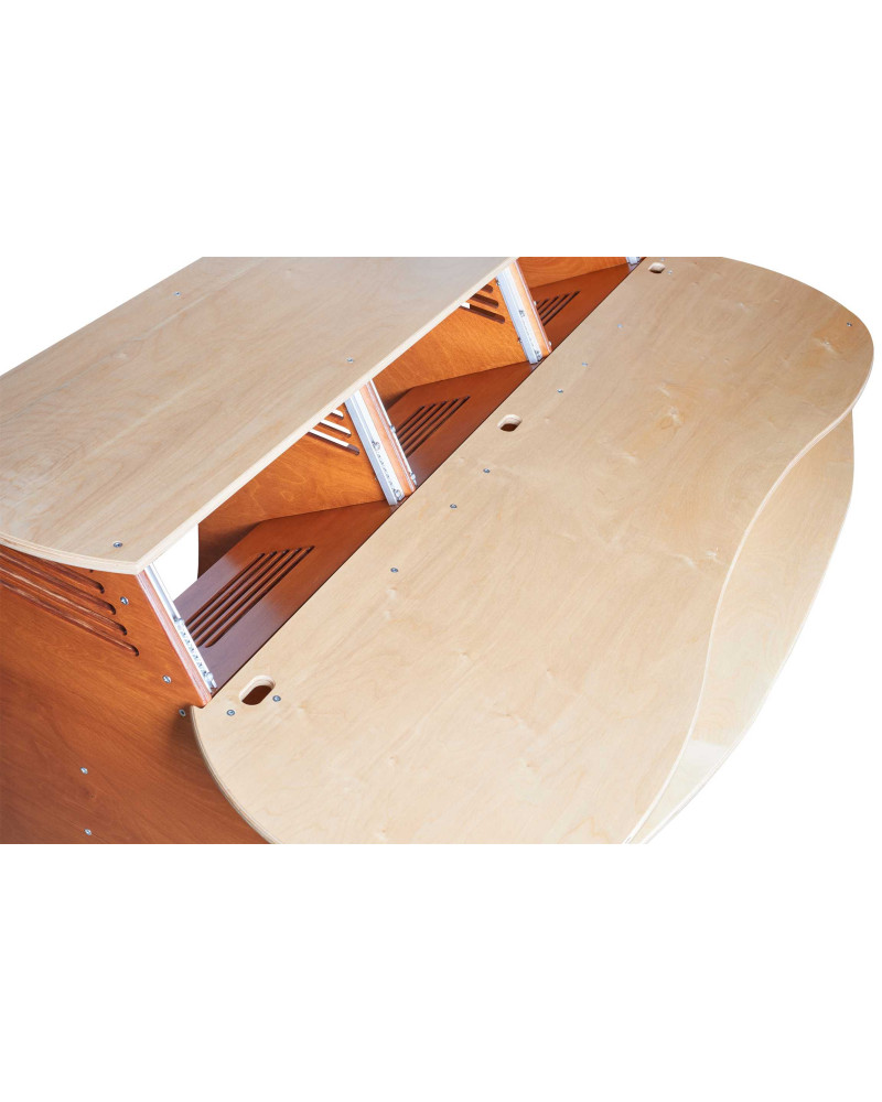Razzor Cases Studio furniture - Studio table - 3 worktops, 3x 4U + 3x 10U