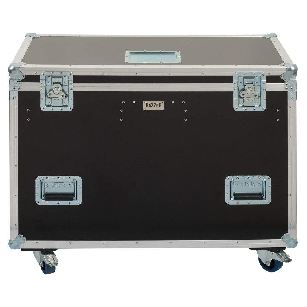 Razzor Cases Case for 2x Elation light head, with wheels