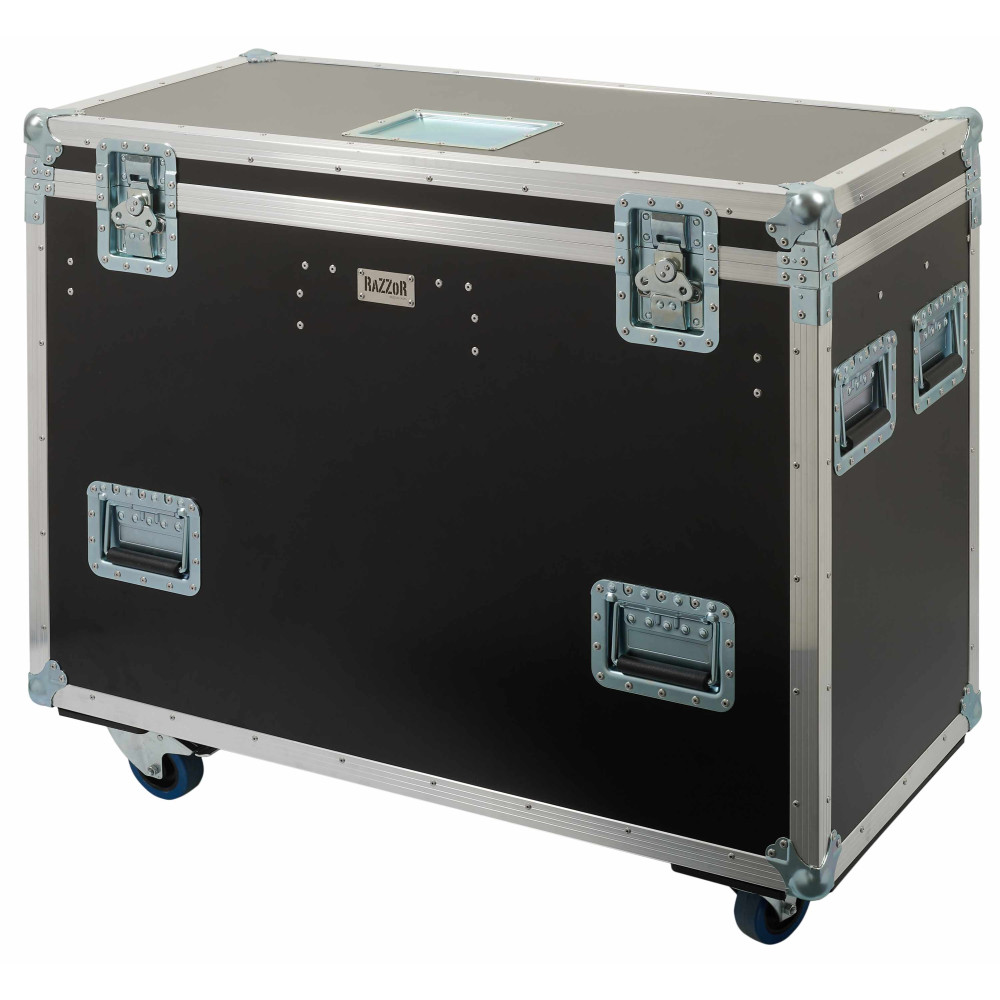 Razzor Cases Case for 2x Elation light head, with wheels
