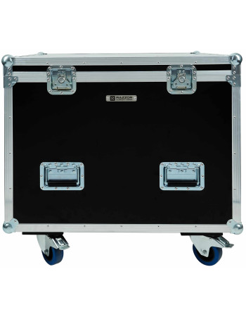 Razzor Cases 12x LED IP PAR 12x12W HCL in two floors of 6 pcs