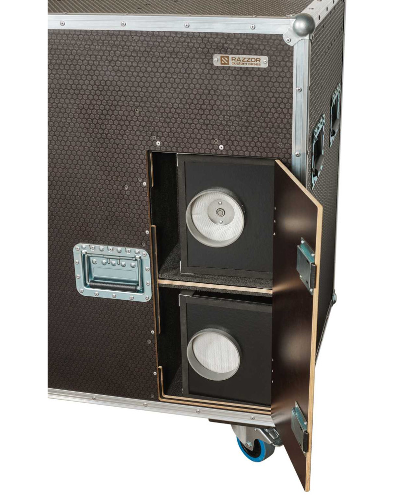 Razzor Cases HEXA Case for folded interpreter cabin 9mm, 100mm wheels