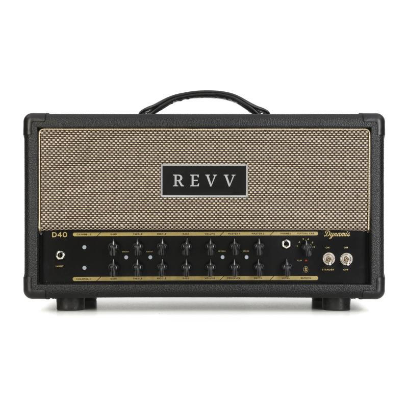 Revv D40 10/40-Watt Tube Head - Black