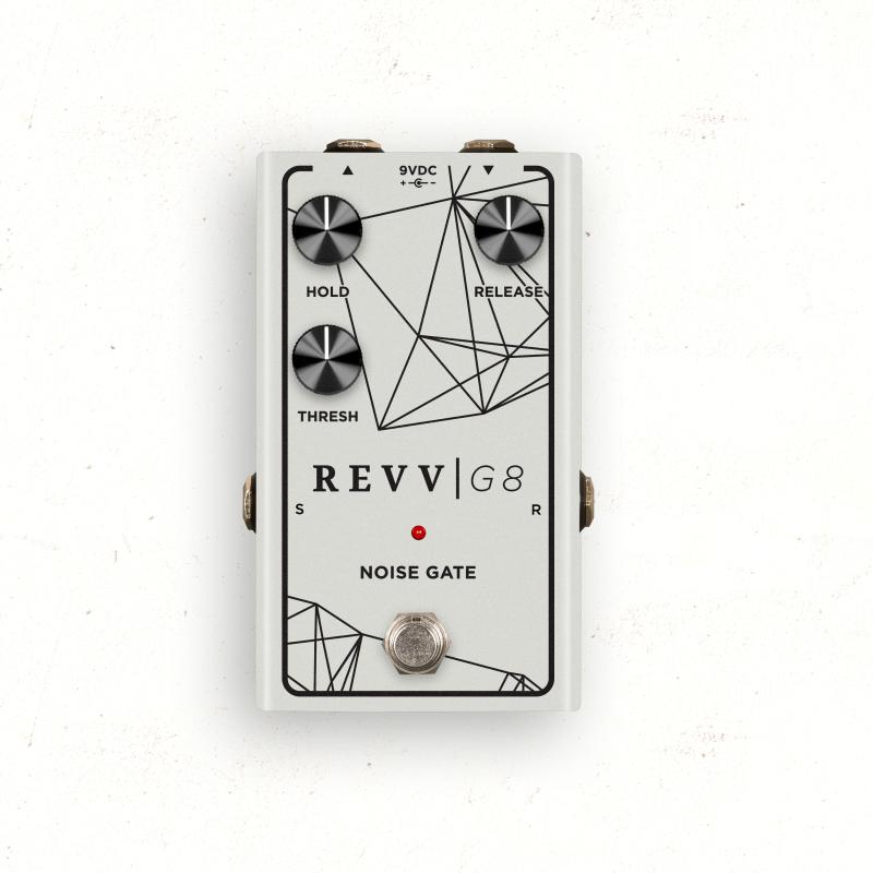 Revv G8 - Noise Gate Pedal - White Pearl