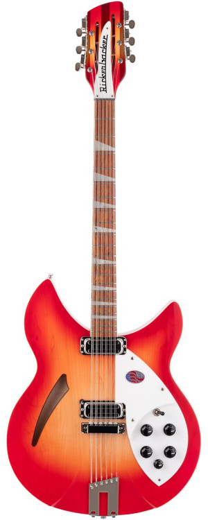 Rickenbacker RN3612C63F2 Electric Guitar, 360/12C63, Fireglo, 12-string, Case